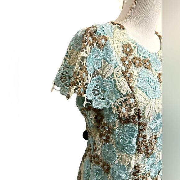 Calvin Klein Floral Lace Dress 12 - Picture 5 of 16